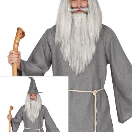Tovenaar Kostuum Heren Grijs L van Fiestas Guirca koop je bij Partywinkel