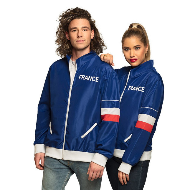 Trainingsjas Fout Heren Frankrijk van Boland koop je bij Partywinkel
