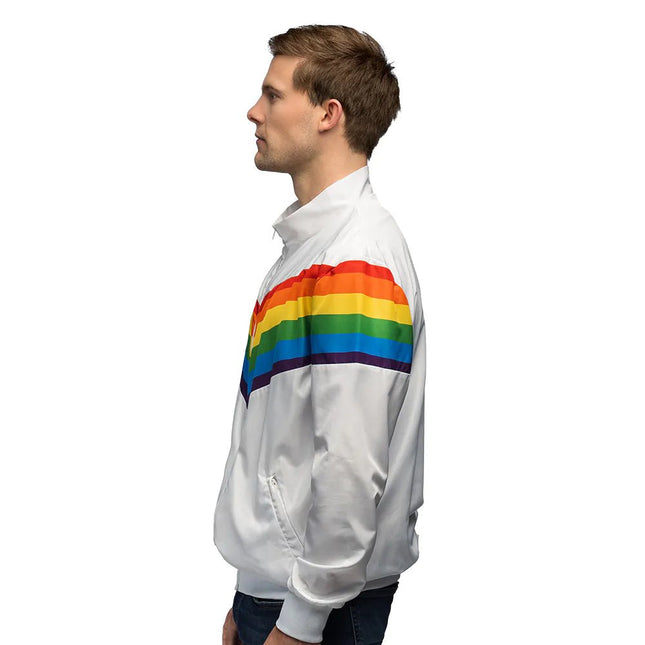 Trainingsjasje Vintage Rainbow Dude van Boland koop je bij Partywinkel