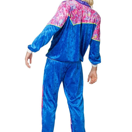 Trainingspak Jaren 80 Fluweel van Wilbers & Wilbers koop je bij Partywinkel
