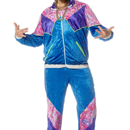 Trainingspak Jaren 80 Fluweel van Wilbers & Wilbers koop je bij Partywinkel