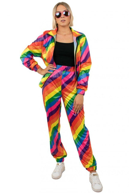 Trainingspak Regenboog Dames van PartyXplosion koop je bij Partywinkel