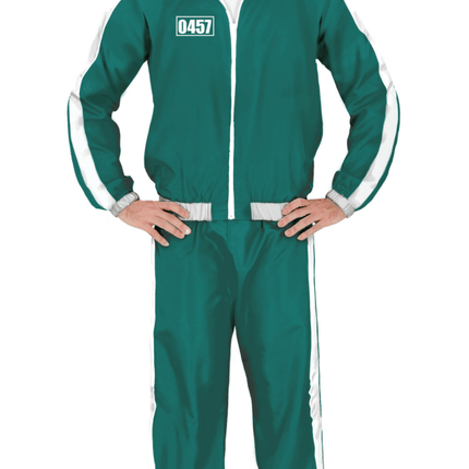 Trainingspak Squid Cijfers Heren Groen van Fiestas Guirca koop je bij Partywinkel