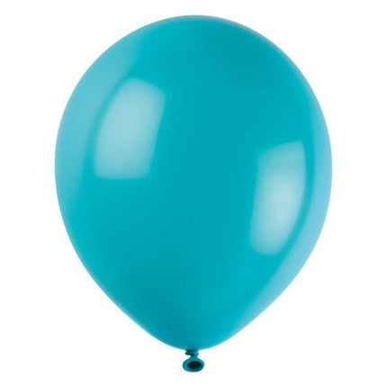 Turquoise Ballonnen 30cm 50st van Unique koop je bij Partywinkel