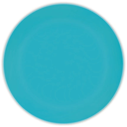 Turquoise Borden 25cm 2st van Procos koop je bij Partywinkel
