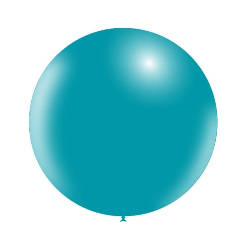 Turquoise Reuze Ballon 60cm van Balloonia koop je bij Partywinkel
