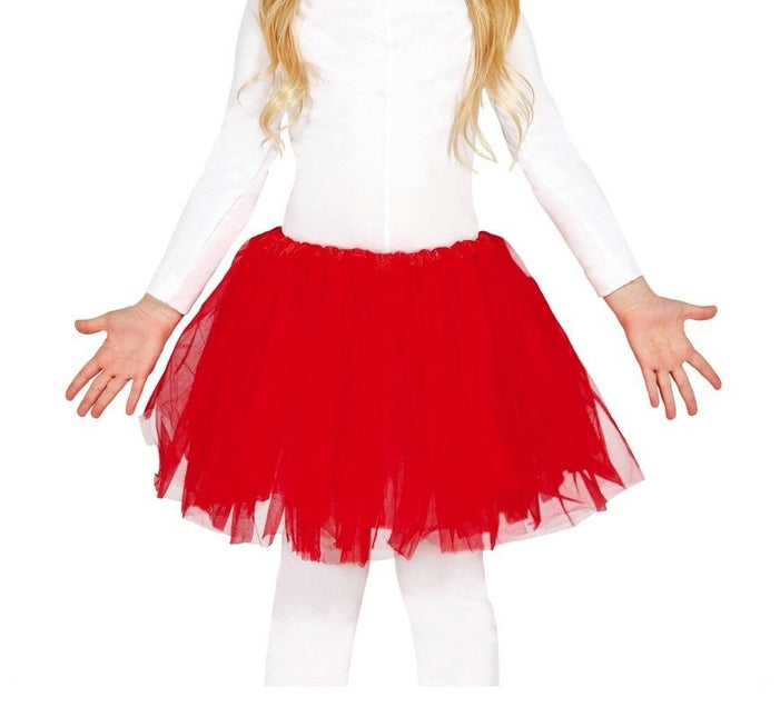 Tutu Kind Rood 31cm van Fiestas Guirca koop je bij Partywinkel