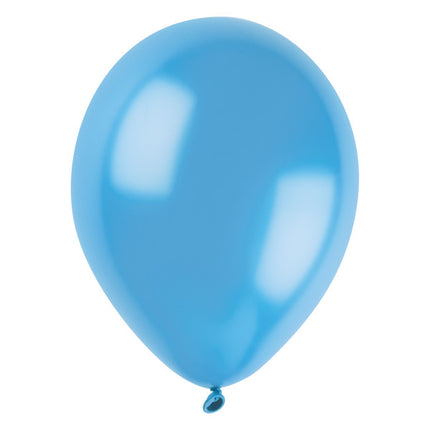 Lichtblauwe Parelballonnen 30cm 50st
