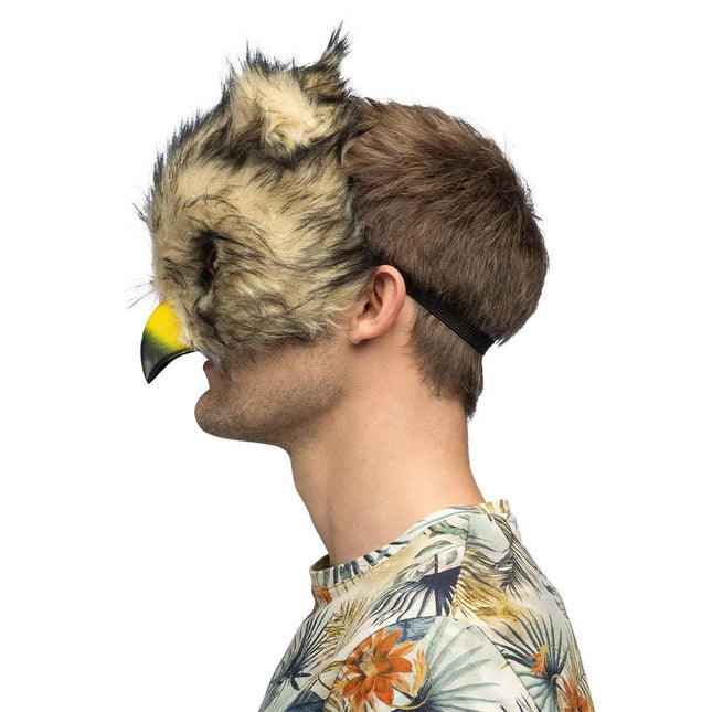 Uil Masker Pluche van Boland koop je bij Partywinkel