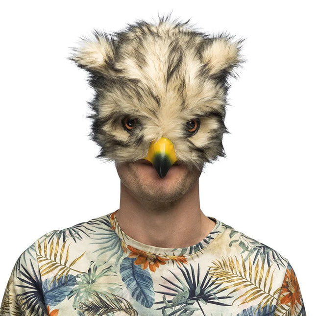 Uil Masker Pluche van Boland koop je bij Partywinkel