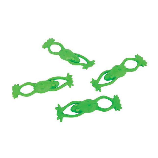 Uitdeelcadeautjes Katapult Kikkers 8cm 8st van Unique koop je bij Partywinkel