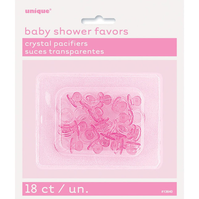 Uitdeelcadeautjes Kleine Speentjes Roze 18st van Unique koop je bij Partywinkel