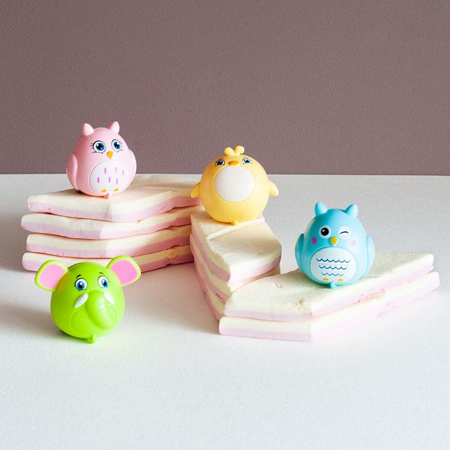 Uitdeelcadeautjes Race Dieren 5cm 4st van Boland koop je bij Partywinkel