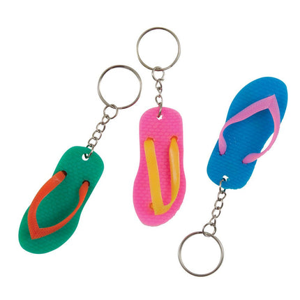 Uitdeelcadeautjes Sleutelhangers Slipper 10cm 6st van Unique koop je bij Partywinkel