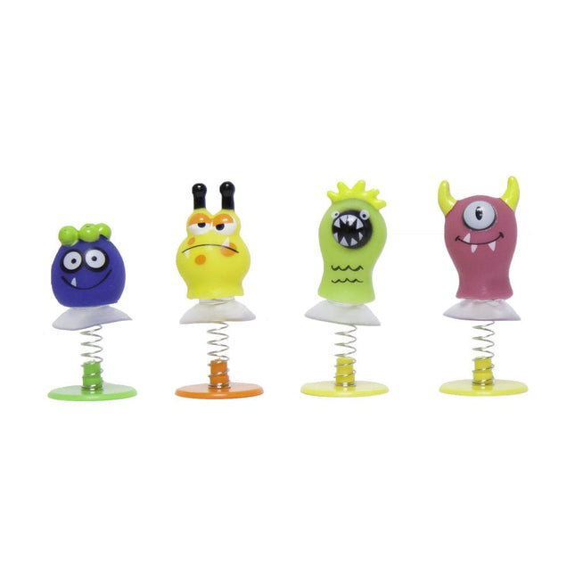 Uitdeelcadeautjes Springfiguren Monsters 6cm 4st van Unique koop je bij Partywinkel