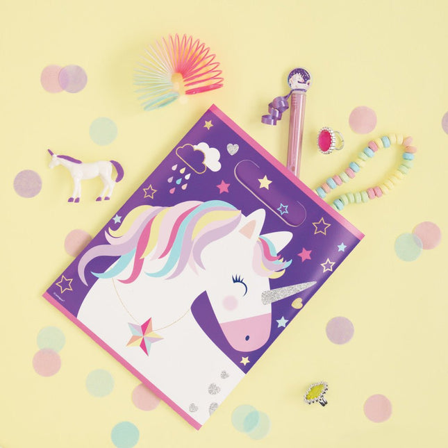 Uitdeelcadeautjes Unicorn 8cm 8st van Unique koop je bij Partywinkel