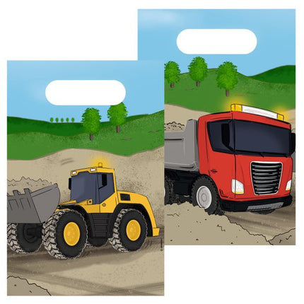 Uitdeelzakjes Bouw 8st van Riethmueller koop je bij Partywinkel