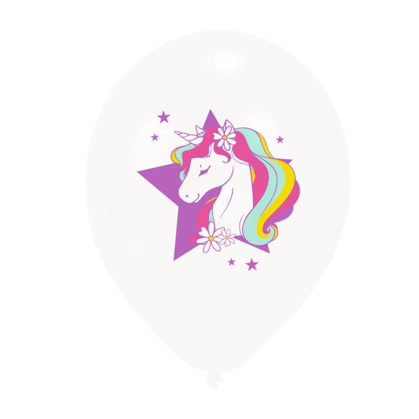 Unicorn Ballonnen 28cm 6st van Riethmueller koop je bij Partywinkel