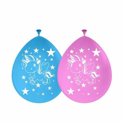 Unicorn Ballonnen 30cm 8st van Folat koop je bij Partywinkel