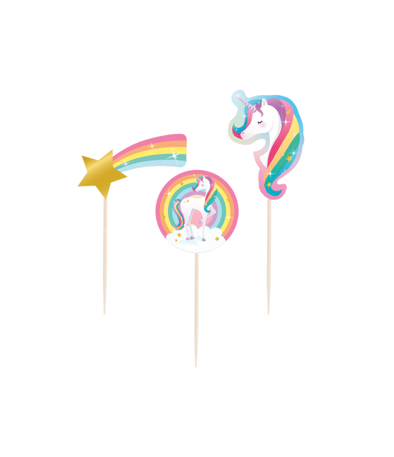Unicorn Cocktailprikkers van Paper Dreams koop je bij Partywinkel