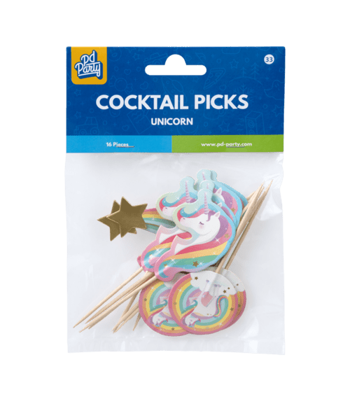 Unicorn Cocktailprikkers van Paper Dreams koop je bij Partywinkel