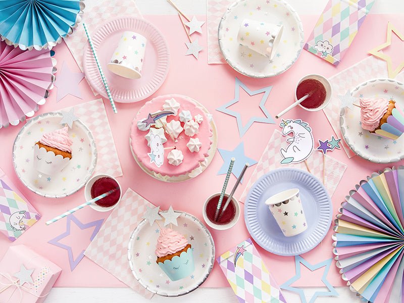 Unicorn Cupcake Vormpjes 6st van Partydeco koop je bij Partywinkel