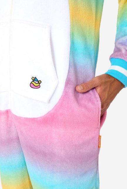 Unicorn Onesie Gekleurd van OppoSuits koop je bij Partywinkel
