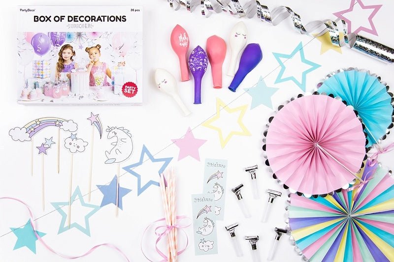 Unicorn Versiering Set 35 delig van Partydeco koop je bij Partywinkel
