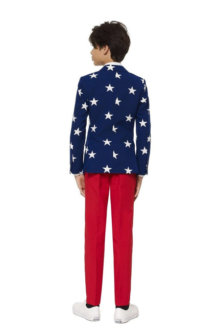 USA Stars Stripes Pak Jongen Tiener OppoSuits van OppoSuits koop je bij Partywinkel