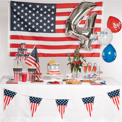 USA Zwaaivlag 45cm van Boland koop je bij Partywinkel