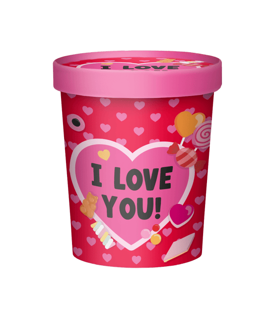 Valentijnsdag Snoepbakje I Love You 14cm van Paper Dreams koop je bij Partywinkel