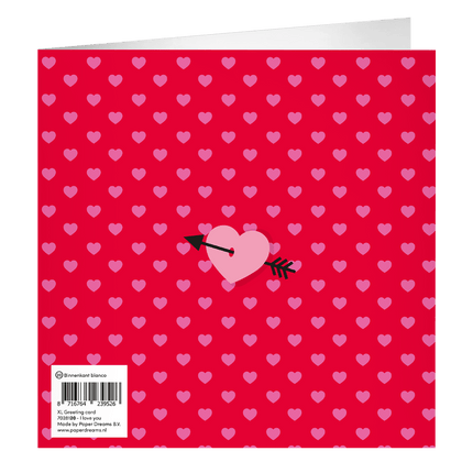 Valentijnsdag Wenskaart 23cm van Paper Dreams koop je bij Partywinkel