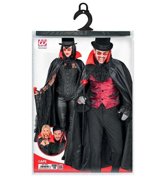 VAMPIER CAPE SATIJN 140 CM van Widmann koop je bij Partywinkel