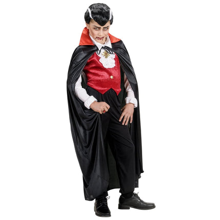Vampier Cape Zwart Rood Kind van Widmann koop je bij Partywinkel