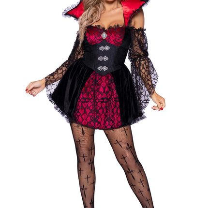 Vampier Jurk Dames Leg Avenue van Leg Avenue koop je bij Partywinkel