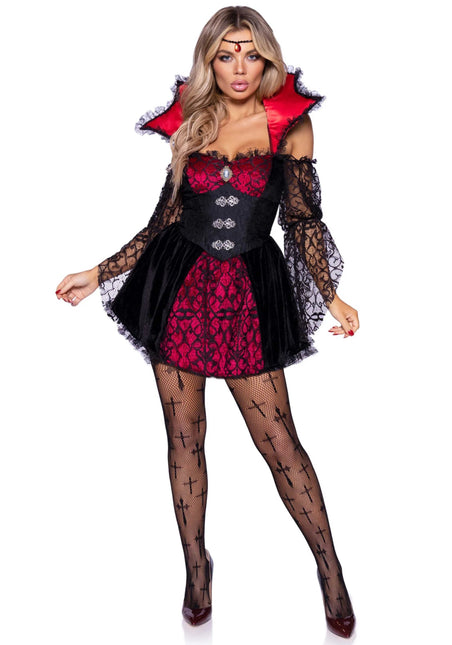 Vampier Jurk Dames Leg Avenue van Leg Avenue koop je bij Partywinkel