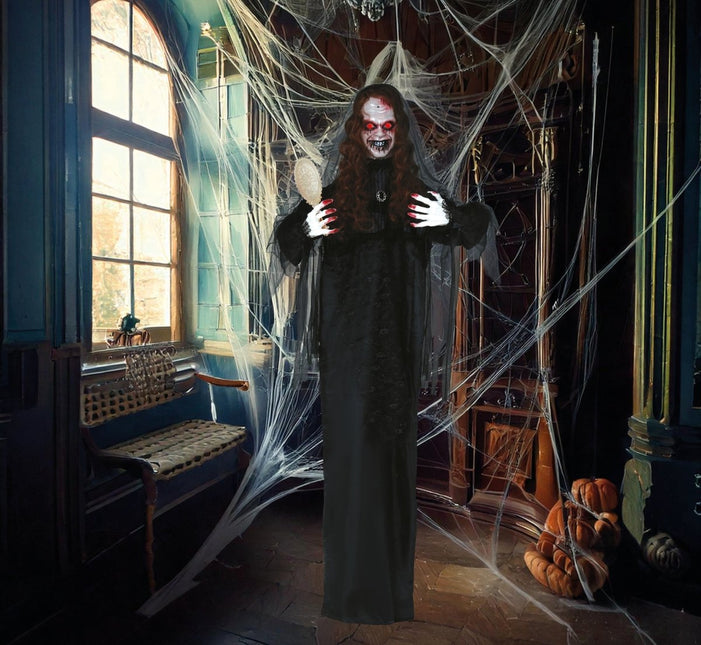 Vampier Pop Met Licht, Geluid En Beweging 1,7m van Fiestas Guirca koop je bij Partywinkel