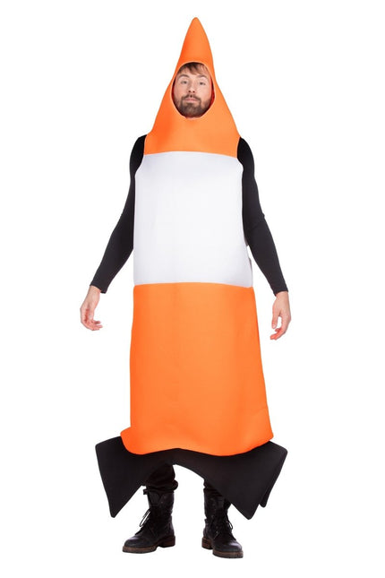 Verkeerskegel Kostuum Oranje van Wilbers & Wilbers koop je bij Partywinkel