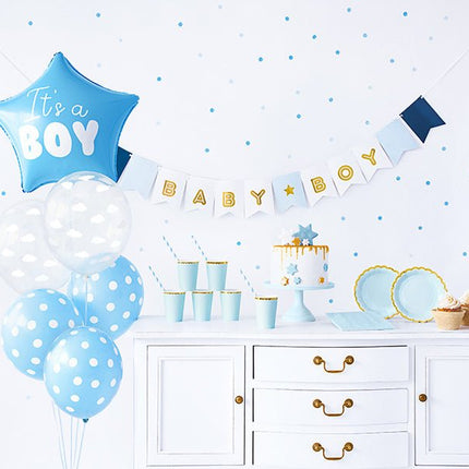 Versiering Pakket It'S A Boy 49 delig van Partydeco koop je bij Partywinkel