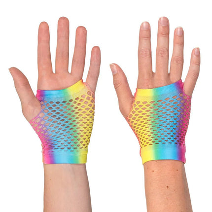 Visnet Handschoenen Regenboog van Boland koop je bij Partywinkel