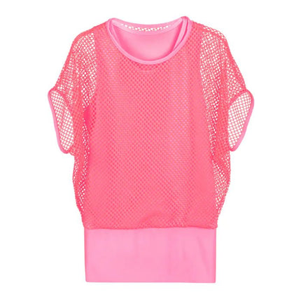 Visnet Shirt Roze Dames M - L | 40 - 46 van Boland koop je bij Partywinkel