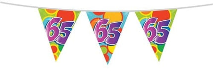 Vlaggenlijn 65 Jaar 10m van Haza Witbaard koop je bij Partywinkel