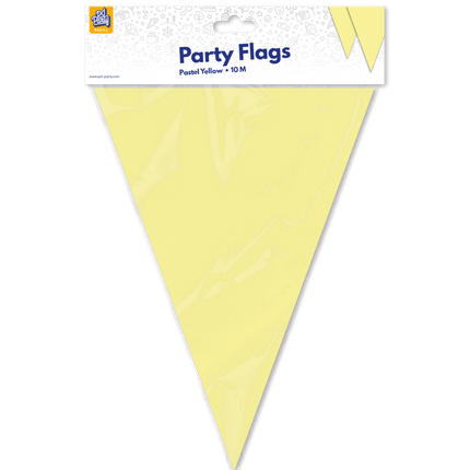 Vlaggenlijn pastel geel van Paper Dreams koop je bij Partywinkel