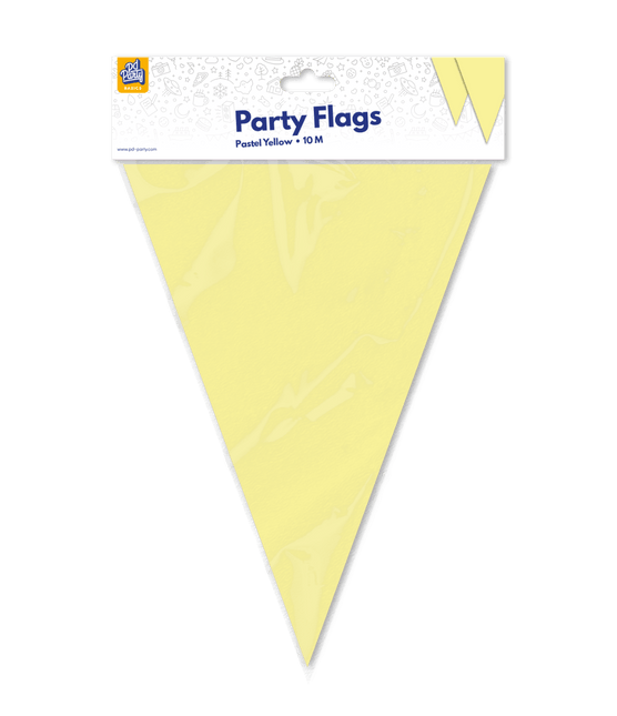 Vlaggenlijn pastel geel van Paper Dreams koop je bij Partywinkel