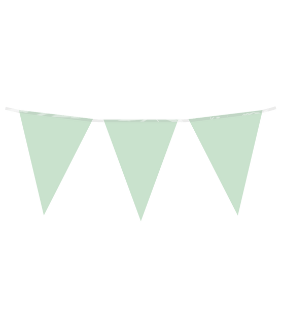 Vlaggenlijn pastel groen van Paper Dreams koop je bij Partywinkel
