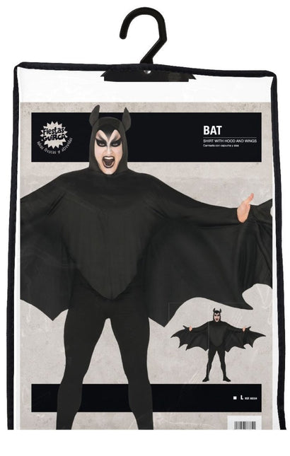 Vleermuis Halloween Kostuum Met vleugels L van Fiestas Guirca koop je bij Partywinkel
