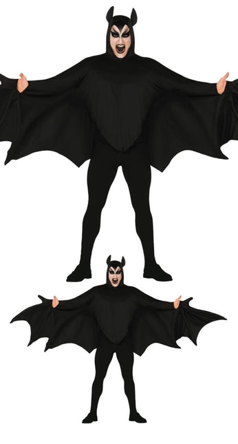 Vleermuis Halloween Kostuum Met vleugels L van Fiestas Guirca koop je bij Partywinkel