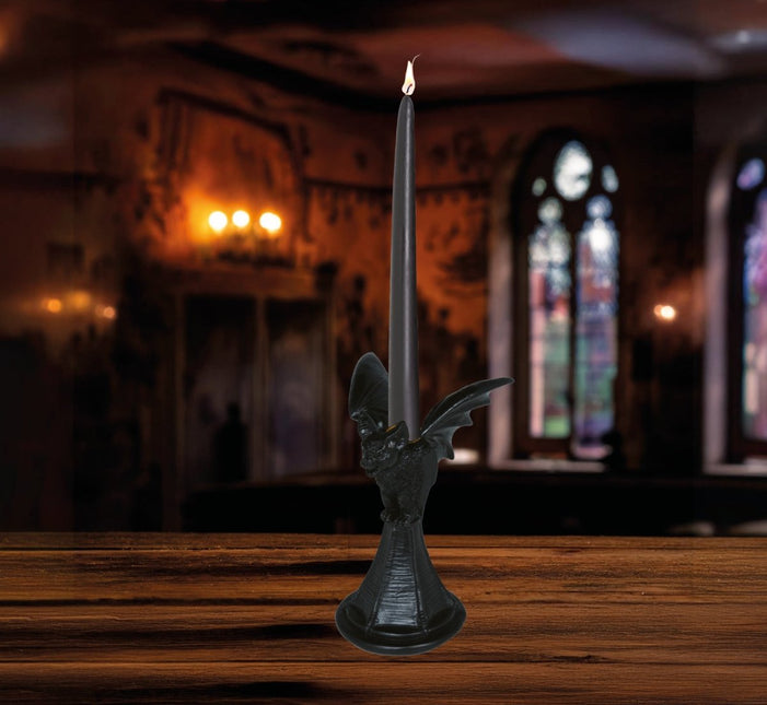 Vleermuis Kaarsenhouder 18cm van Fiestas Guirca koop je bij Partywinkel