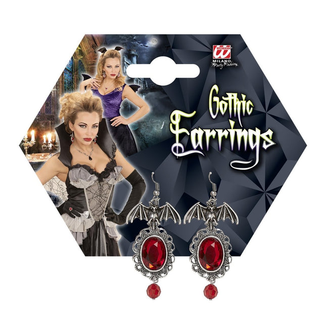 Vleermuis Oorbellen van Widmann koop je bij Partywinkel