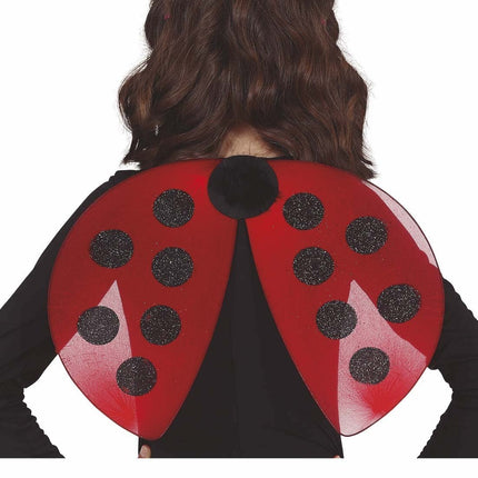 Vleugels Lieveheersbeestje 40cm van Fiestas Guirca koop je bij Partywinkel